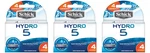 Schick Hydro 5 Hydrating Razor Blade Refills - 12 Cartridges. Fixed Price $21.99.