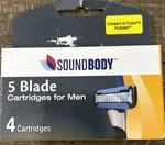 Soundbody 5 Blade Cartridges For Men -1EA Pack-brand New-ships 24 Hours. Fixed Price $29.88.