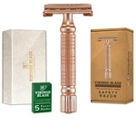 Vikings Double Edge Safety Razor + 5 Swedish Steel Blades Luxury Case.... Fixed Price $52.01.