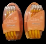 Lot Of 2 Razors Cvs Beauty 3 Blade Womens Disposable 4CT Sensitive Skin Orange. Fixed Price $10.99.