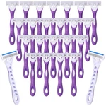 48 Count Women's Disposable Razors Bulk Purple 3 Blade Sensitive Skin Bikini .... Fixed Price $45.38.