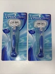 2X Gillette Venus Divine Razor Shaver New Nos 2003 Blue Lot Of. Fixed Price $13.42.