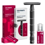Caveem Black Safety Razor Long Handle 60 Count Double-edge. Fixed Price $29.06.