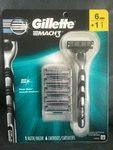 Gillette Mens Razor & 6 Cartridges - Brand New. Fixed Price $29.99.