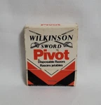 Vintage Wilkinson Sword Pivot Disposable Razor Blades Matchbook Advertising Full. Fixed Price $12.99.