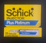 Schick Injector Plus Platinum 11 Teflon Coated Blades - New Box. Fixed Price $19.99.