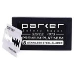 Parker Premium Platinum Stainless Steel Razor - 20X5 Blades. Fixed Price $27.99.