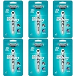 Gillette Razor Handle + 1 Cartridge, Fits & Turbo, 6 Pack. Fixed Price $36.99.
