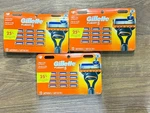 Gillette FUSION5- 3 Packs! 12 Refill Cartridges In Each. Fixed Price $69.00.