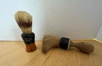 Vintage Shaving Brushes Rubberset Bakelit 153 Wood Handle 49-3. Fixed Price $28.00.