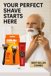 Old Spice Shaving Cream 70G + Gillette FUSION5 Razor Smooth Daily Shave Kit. Fixed Price $23.10.