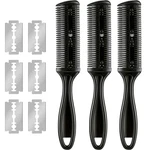 Maitys 3 Pcs Razor Comb Cutting With 12 Replacement Blades Dou. Fixed Price $12.63.