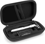Hard Shell Case With Shaving Kit Storage For Short/long Handled Razor Blades. Fixed Price $18.78.