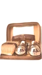 Gillete Shaving Kit Mens Leather Rustic Hide Case Retro Inside Never Used. Fixed Price $32.53.