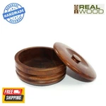 Elegant Handmade 100% Wooden Shaving Mug Cup Bowl For Soap Thick Lather. Fixed Price $13.49.