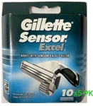 Gillette Sensor Excel Razor Blades - 50 Cartridges (5) 10 Pack. Fixed Price $64.99.