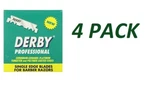 Derby Professional Single Edge Razor Blades, 100 Count (4 Pack). Fixed Price $19.20.