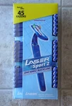 Men's Disposable Twin Blade Razors, 45 Pack, Smoothstrip With Aloe & Vit E, New. Fixed Price $15.00.