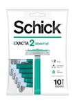 Schick EXACTA2 Sensitive Disposable Razor, 10 Count (pack Of 1), Multicolor. Fixed Price $9.57.