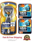 9 Gillette Fusion Proglide Power Flexball Razor 8 Proshield Chill Blades Refills. Fixed Price $41.99.