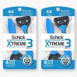 Razors Schick Xtreme Duo Comfort 3-BLADE Disposable 4CT (lot Of 2). Fixed Price $19.99.