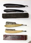 Vintage Collection Lot Of 4 Straight Edge Razor Blades - Rare Original As Is. Fixed Price $29.99.