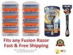 9 Gillette Fusion Razor Blades Cartridges Refills Proglide Flex Ball Shaver 8 4. Fixed Price $28.49.