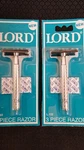 2 Lord Double-edge Safety Razor + Bonus Blade Lbsg New Low Price Free Shipping. Fixed Price $14.95.