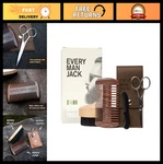 Beard Grooming Tool Set For Men Dual-tooth Comb, Brush, Shears & Mini. Fixed Price $48.99.