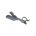 Kashi RS-210 Barber Straight Edge Shaving Razor Single Finger Ring Silver Color. Fixed Price $17.90.