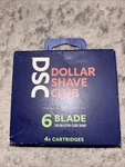Dollar Shave Club 6 Blade Cartridge Refill- 4 Ct New. Fixed Price $11.99.