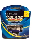 1 Pack Of 5 Triple Blade Easyfit Shaving System Cartridges For Men. Fixed Price $44.88.