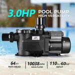 Us Stock 3HP 110V Self-priming Pool Pump, Hayward Compatible 64FT Head 8200GPH. Fixed Price $355.55.