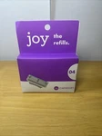 Gillette Joy The Refills 4 Razor Cartridges 5 Bladed New Sealed. Fixed Price $8.00.