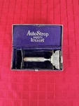 Autostrop Safety Razor Metal Case Purple Velvet Lining & Gem Junior Vtg. Fixed Price $13.90.