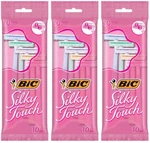 3 Bic Silky Touch Twin Blade Women's Disposable Razors, 10 Ct. Fixed Price $19.99.