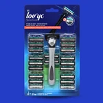Lovyc Razor With 20 Replacement Shaving Blades Precision Grooming Kit. Fixed Price $15.99.