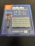 Gillette FUSION5 Proglide Razor Kit 13 Blades + Handle 100% Authentic New. Fixed Price $29.99.