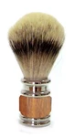 Golddachs Pfeilring, Silvertip Badger, Rosewood/chrome Shaving Brush. Fixed Price $49.99.