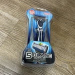 Walgreens Men's 5-BLADE Razor W/ Trimmer, 2 Cartridges. Fixed Price $10.99.