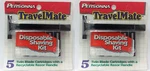 Personna Travelmate Razor, Disposable Kit (holds All Trac Ii Blades) (pack Of 2). Fixed Price $6.99.