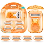 Dreamgenius Travel Razors For Women Include 1 Handle 5 Cartridges, Extra Smo. Fixed Price $17.73.