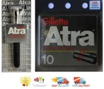11 Gillette Atra Razor Blades Refills Cartridges Shaver Handle Original Open Usa. Fixed Price $27.99.